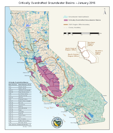 DWR Critically Overdrafted Basins